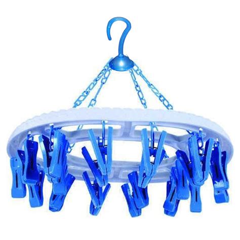 1366 Plastic Round Cloth Drying Stand Hanger with — DeoDap