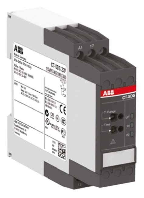 1SVR740210R3300 CT-SDS.22P ABB | ABB DIN Rail Mount Timer Relay, 24 → ...
