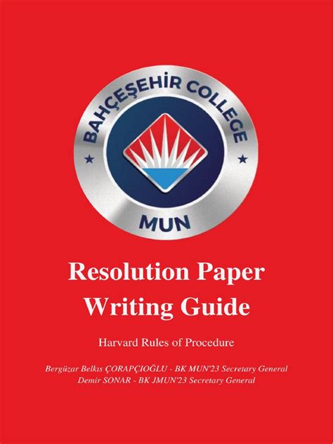 Image result for Format for Writing a Resolution