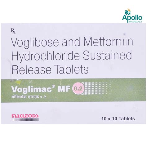 VOGLIMAC MF 0.2MG TABLET Price, Uses, Side Effects, Composition ...