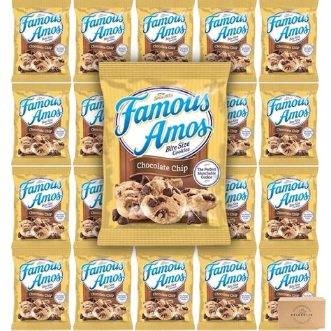 Famous Amos Chocolate Chip Cookies (2 Oz. 21 Ct.) - Walmart.com