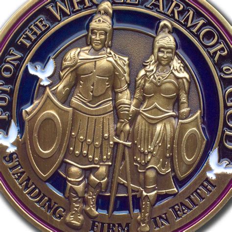 Buy Armor of God Challenge Coin and Prayer Challenge Coin in Deluxe ...