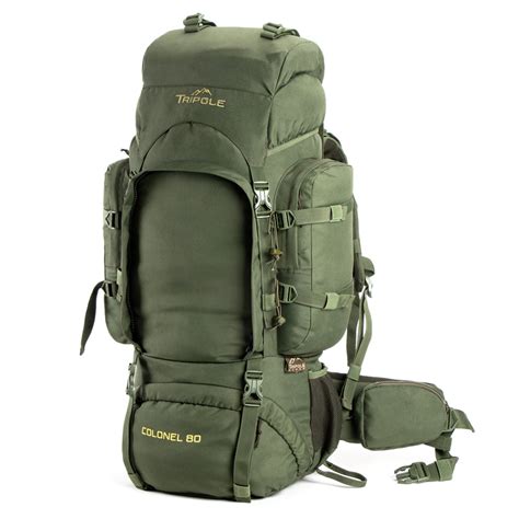 Tripole Colonel Series 80 Litre Rucksack + Detachable Day Pack & Rain
