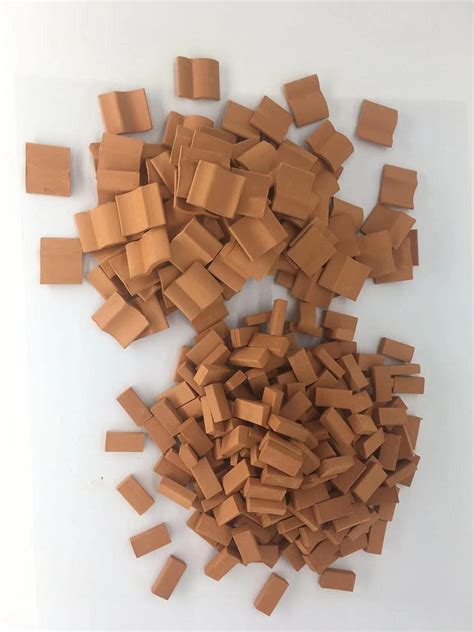 Dgdhf 200 Pcs Mini Red Wall Bricks Model and 100 Pcs Red Roof Tiles ...