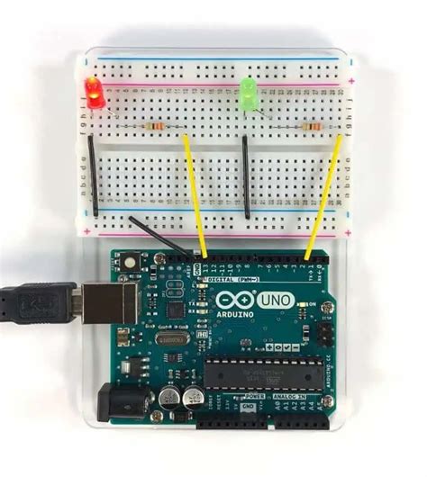 Arduino IDE Sterowanie Diodami LED 的图像结果