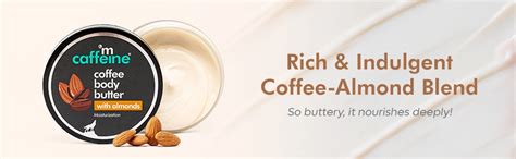Mcaffeine Coffee Body Butter with Almonds 100 gm | Coffee & Almond ...