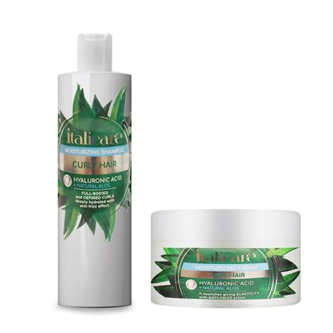 Buy Italicare Moisturizing Shampoo + Cream For Curly Hair With ...