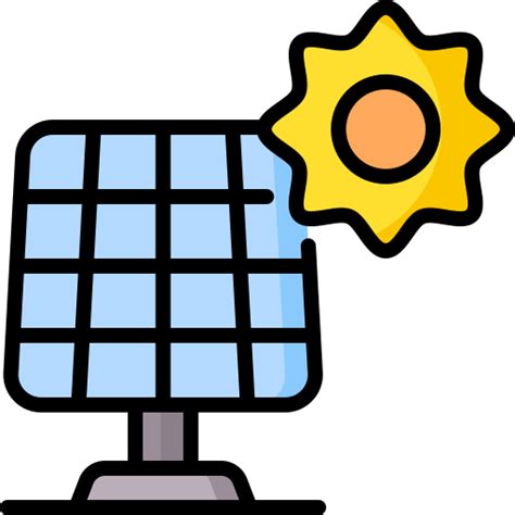 Painel solar - ícones de natureza grátis