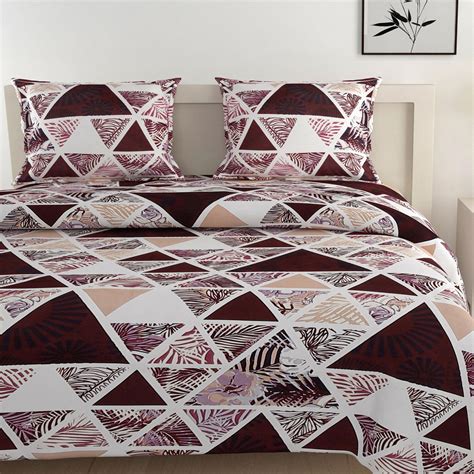 Buy SWAYAM Grand Opal Multicolour Printed Cotton Bed-In-A-Bag Set ...