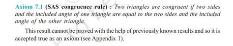 Is it true that if two sides and one angle of a triangle are equal to ...