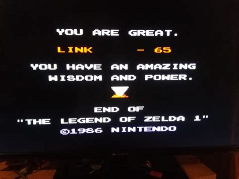 Beat "The Legend of Zelda" second quest. Used a walkthrough, but still ...