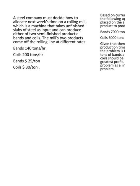 Image result for Production Line Linear Programming Problem