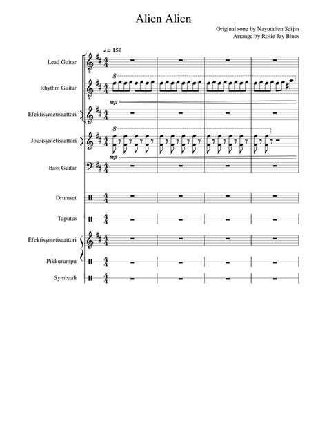 Image result for Alien Music Score