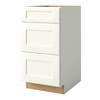 allen + roth Aveley 18-in W x 34.5-in H x 24-in D Linen 3-Drawers Base ...