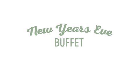 New Years Eve Buffet at Cottage Cafe, The Cottage Cafe Restaurant and ...