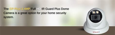 Buy CP PLUS CP-GPC-D24L2-S 2.4MP Full HD IR Guard Plus Dome Camera ...