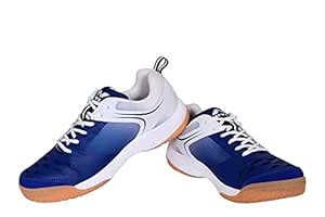 Nivia 190B Mesh HY-Court Badminton Shoes, UK 7 (Blue) : Amazon.in ...