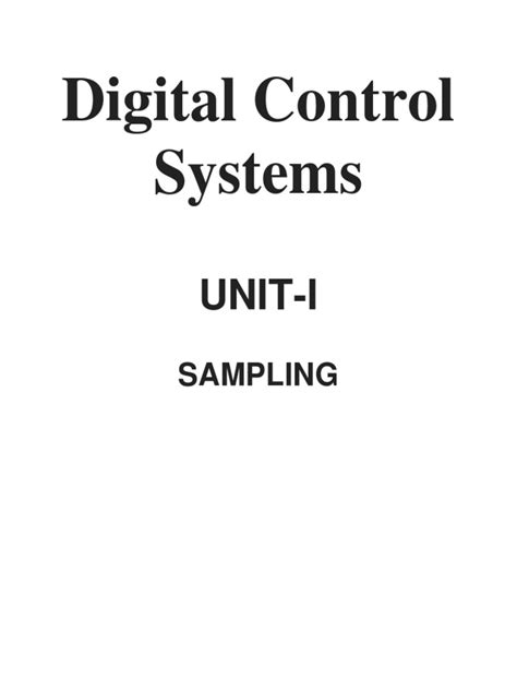 Digital Control Systems PDF 的图像结果