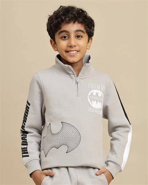 Batman Printed Sweatshirt For Boys – Kidsville