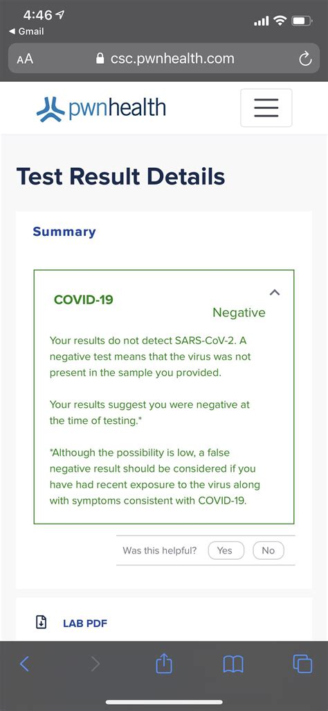Negative covid test results letter - padipanda