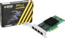 eira PCIe x4 to 4-Port Gigabit Lan Card (Intel i350 Chipset) ER4029 ...