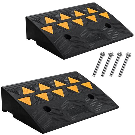 Vevorrubber Curb Ramp 5 Rise Height 2 Pack Heavy Duty | Desertcart INDIA