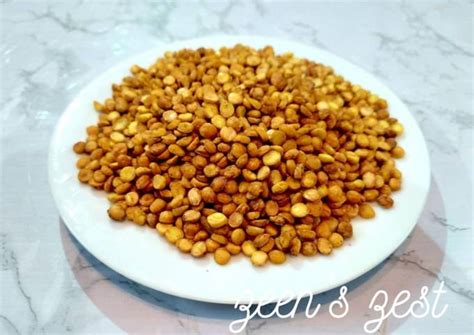 Oven Roasted Bengal Gram or Chana Daal Recipe by ZMA - Cookpad
