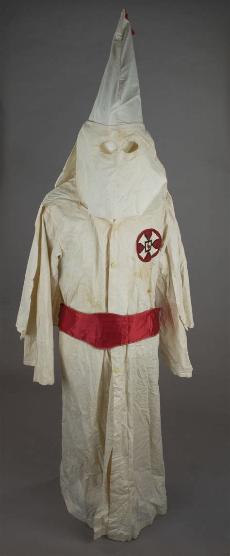 Lot - KU KLUX KLAN ROBE, HOOD, AND BELT