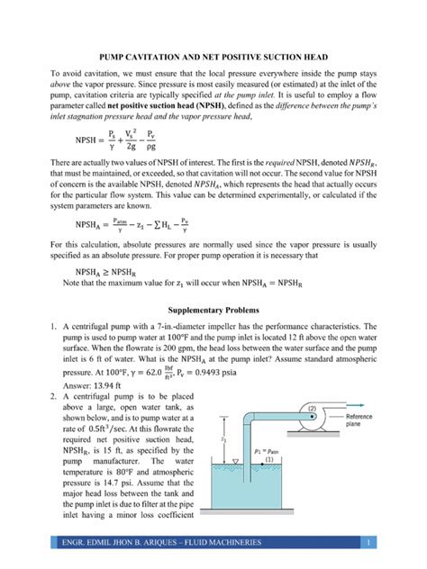 Image result for Net Positive Suction Head Explained