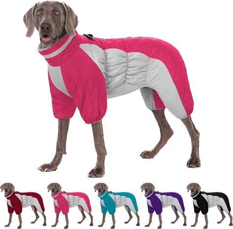 Amazon.com : AOFITEE Large Dog Jacket - Warm, Reflective, Windproof ...