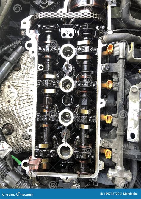 Car Engine Motor Block Repair Stock Photo - Image of engine, automobile ...