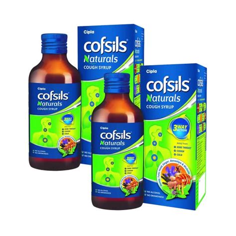 Cipla Cofsils Natural Cough Syrup - 100ml (Pack of 2) - Cureka - Online ...
