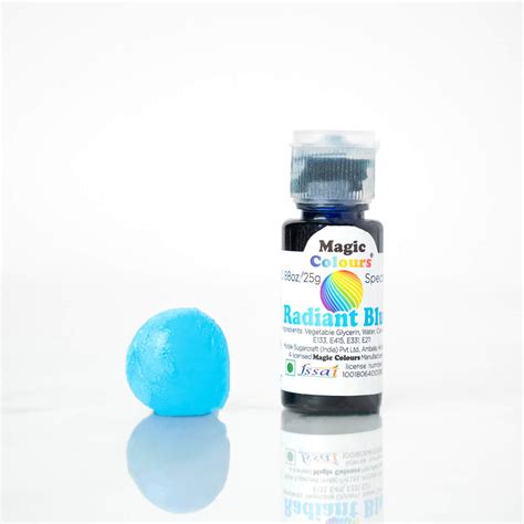 Magic Radiant Blue Gel Colours – Bakeworld Retails Pvt Ltd