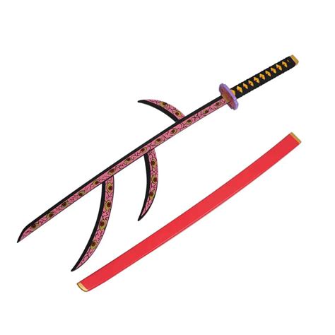 Demon Slayer - KOKUSHIBO Wooden Cosplay Katana ( 104 cm ) – OtakumerchIndia