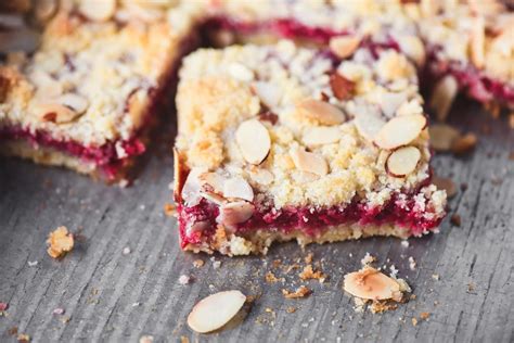 Almond Flour Raspberry Bars Recipe | Gluten Free Goddess Recipes