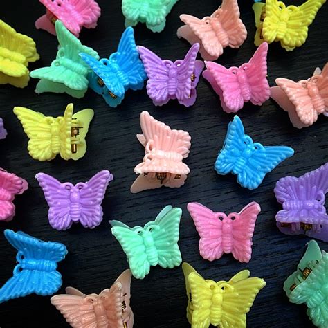 90's Hair Clips / 90's Butterfly Clips / 90's Accessories / Butterfly ...