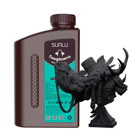 Купить смола sunlu фотополимерная high toughness ударопрочная черная 1 ...