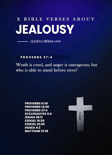 Bible Verses About Jealousy | Verses, Biblical verses, Bible verses