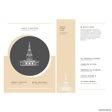 Image result for Church Programs Designs