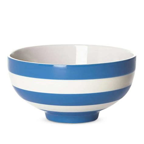 Soup Bowl: 1 x 13cm Soup Bowl Cornishware Blue, Ceramic - The Big ...