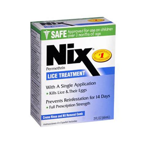 Nix Permethrin Lice Treatment For Children 3 Plus - 2 Oz - myotcstore.com