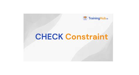 Image result for Check Constraint Syntax