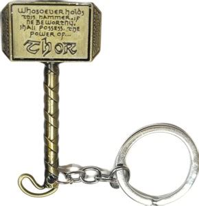 The shopping tunnel Thor hammer keychain for super hero lover Key Chain ...