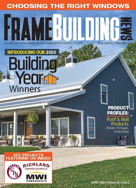 Frame Building News, April 2020: Building of the Year Winners (Vol. 32 ...