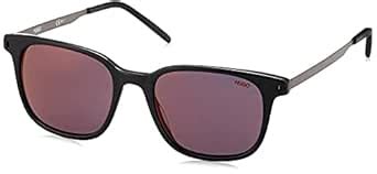 Hugo Mirrored Square Unisex Sunglasses - (HG 1036/S 807 51AO|51|Red ...