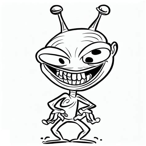 Image result for Alien Coloring Pages