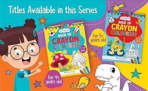 Oswaal Lil Legends Creative Crayon Colouring Book For 5+ Year Old Kids ...