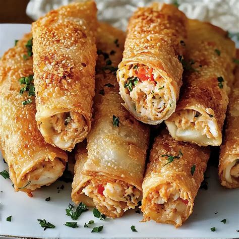 Crunchy Crab Rolls with Spicy Dip - chefmelt