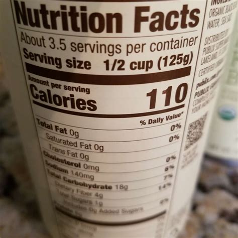 Black Beans Nutrition 1 Can at Barry Atchison blog