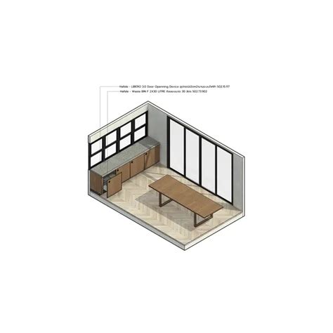 BIM objects - Free download! Cooking Station zone | BIMobject